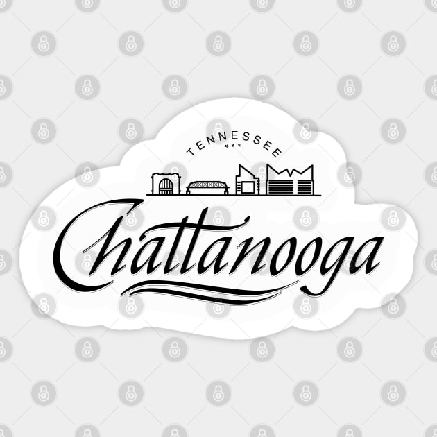 Chattanooga Sticker by oleo_graphy